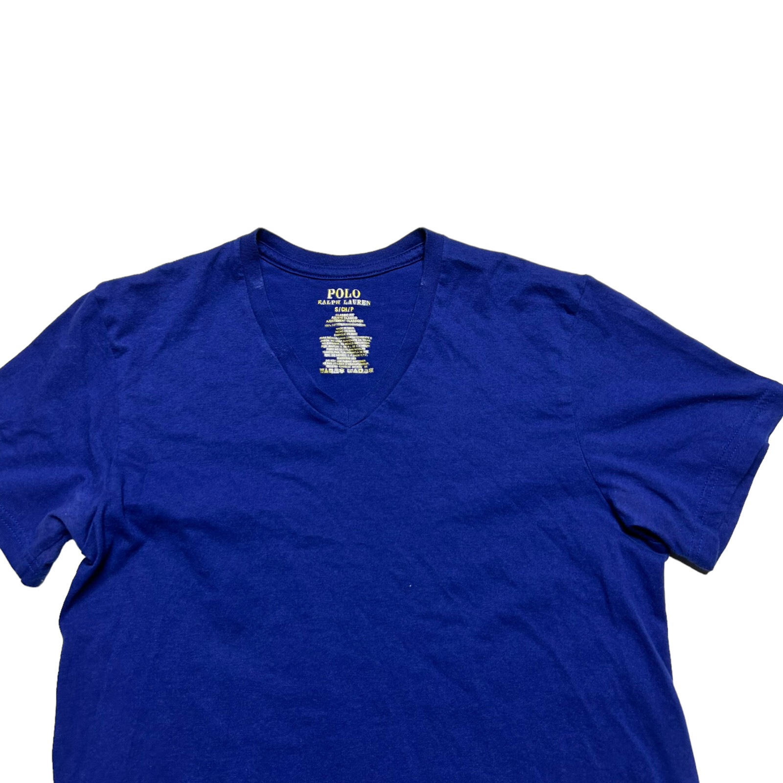 Polo Ralph Lauren camicia uomo piccola vestibilità classica blu navy rosa pony manica corta