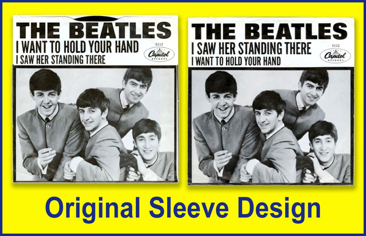 beatles i want to hold your hand 30周年記念盤 The Beatles- I Want To Hold Your Hand 45 Picture Sleeve #1- Record