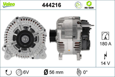 Valeo 444216 Alternator for Audi