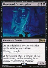 Mtg Magic The Gathering Demon Of Catastrophes 91333 Core Set 2019 Lp