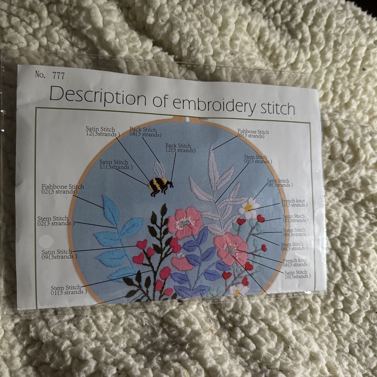 Description of embroidery stitch number 777 | eBay