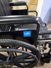 Black Medline and Drive Folding Wheelchair