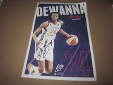 DEWANNA BONNER SIGNED AUTOGRAPHED 5.5 X 8.5 PHOENIX MERCURY TEAM ISSUE PHOTO