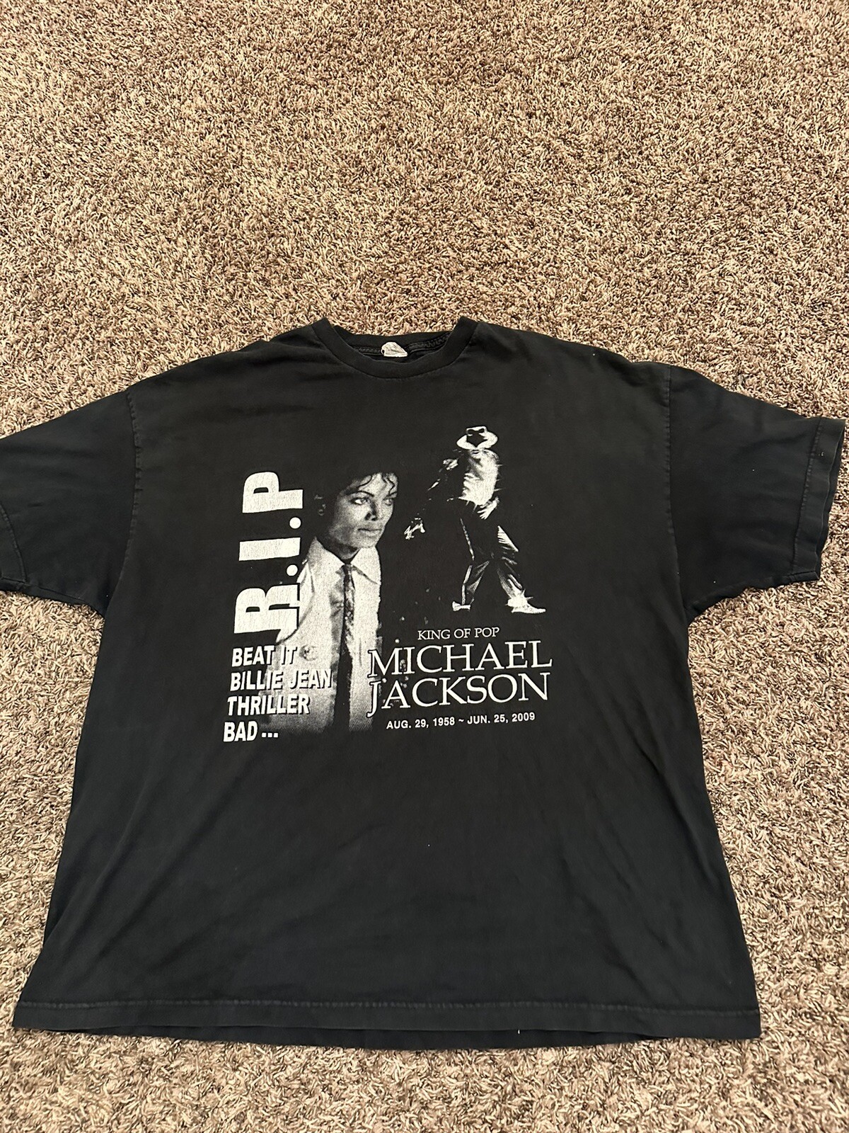 マイケル・ジャクソン スリラー Tシャツ 1982 Lサイズ レア 80年代の 