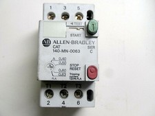 Allen-Bradley 140MN0063 Starter Manual Motor .4-.63AMP 3P