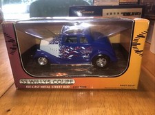 1st Gear "Steppin Out" 33 1933 Willys Coupe Diecast Street Rod Coin Bank SEALED