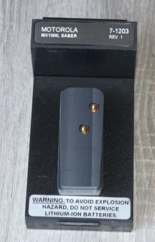 NOS Motorola Cadex Battery Analyzer Adapter Motorola Saber MX1000 7-1203