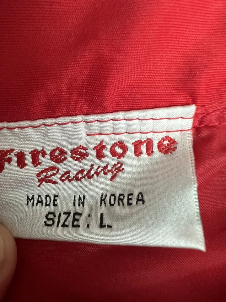 Vintage Firestone Racing Firehawk Jacket Large 4 for 4 Champions Ganassi Target - Image 3 of 4