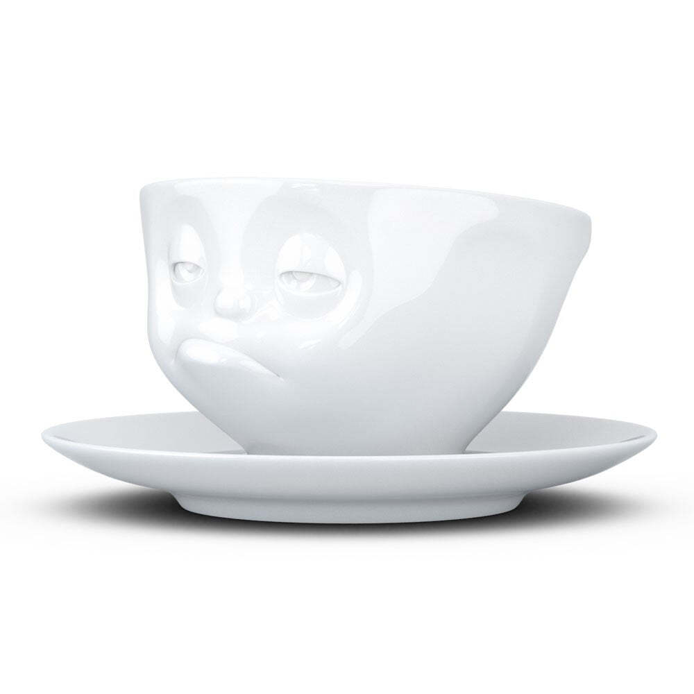 COFFEE CUP SNOOZY WHITE TASSEN
