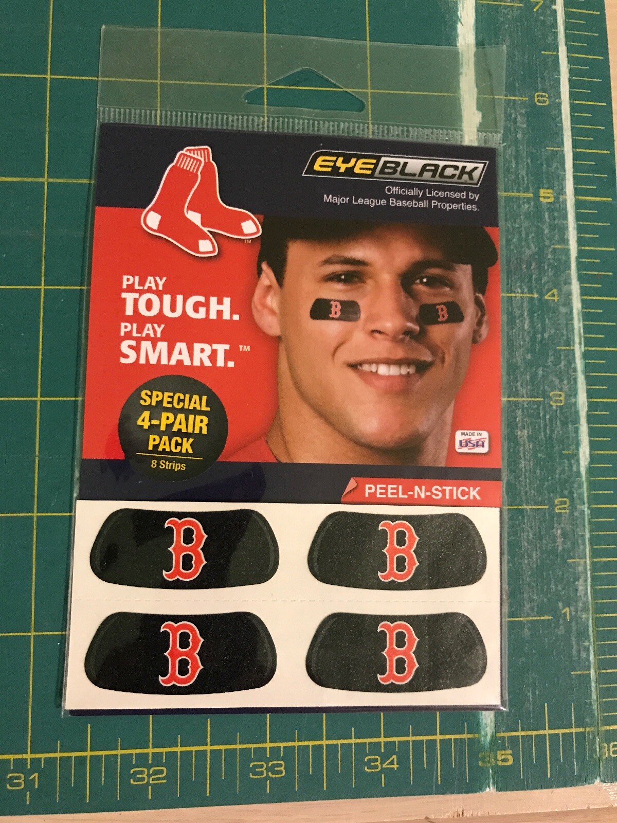 Boston Red Sox Eye Black Stickers Baseball Authentic Team Spirit Fan 4