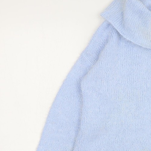Papaya Womens Blue Roll Neck Acrylic Blend Jumper Size M - Picture 6 of 12