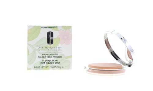 Clinique ~ Superpowder Double Face Makeup ~ #02 Matte Beige ~ 0.35oz ~NEW IN BOX - Picture 2 of 2