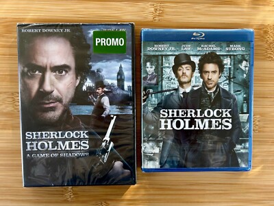 Sherlock Holmes: TWO movies DVD/Blu-ray, Robert Downey Jr. BRAND NEW, sealed!