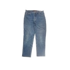 Gloria Vanderbilt Amanda Straight Leg Women's size 12 Dark Wash Blue Denim Jeans