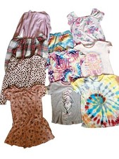 Large Lot Of Girl's Size 5/6  7/8 Clothing Various Seasons Shorts Tshirts 11pc