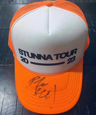    P-LO Signed Stunna Tour Hat Autograph Bay Area  49ers   
