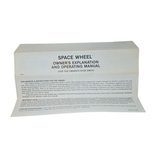 Vintage Space Wheel The Talk of the Galaxy Andrews Kinetic Perpetual Motion - 第 13/19 張圖片
