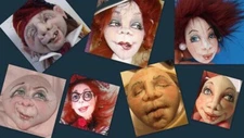  Cloth Doll Tutorial “Needle Sculpting Faces” by Sharon Mitchell