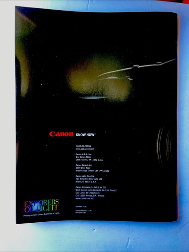 2005 Canon EOS Digital For Professionals Vintage Advertising Brochure Booklet - Picture 7 of 7