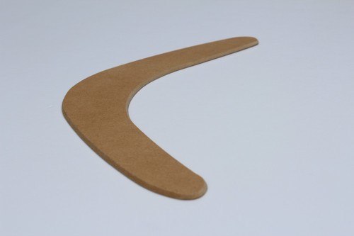 Australian Made 29cm Blank Timber Boomerangs-3mm thick ready to paint (qty 200) - Foto 3 di 3