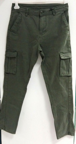 PANTALONE CARGO UOMO SORBINO VERDE MILITARE TAGLIA 52 CON TASCHE LATERALI |  eBay