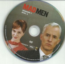 Mad Men (DVD) First Season 1 Disc 4 Replacement Disc US Issue Disc Only