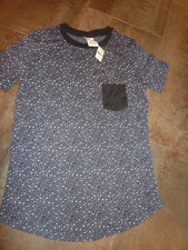 VICTORIAS SECRET PINK RARE FIND ANIMAL PRINT POCKET DOG CREW CURVED HEM TEESHIRT