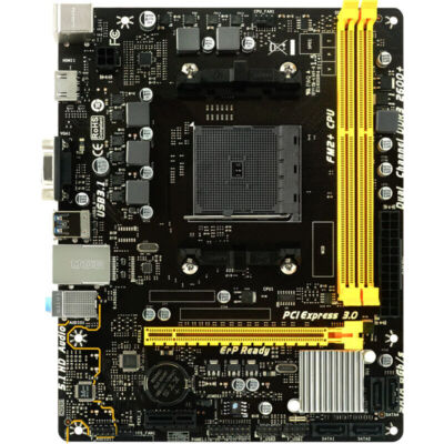 For Biostar A68MHE motherboard supports FM2 + CPU HDMI HD DDR3 tested ok #A6-4