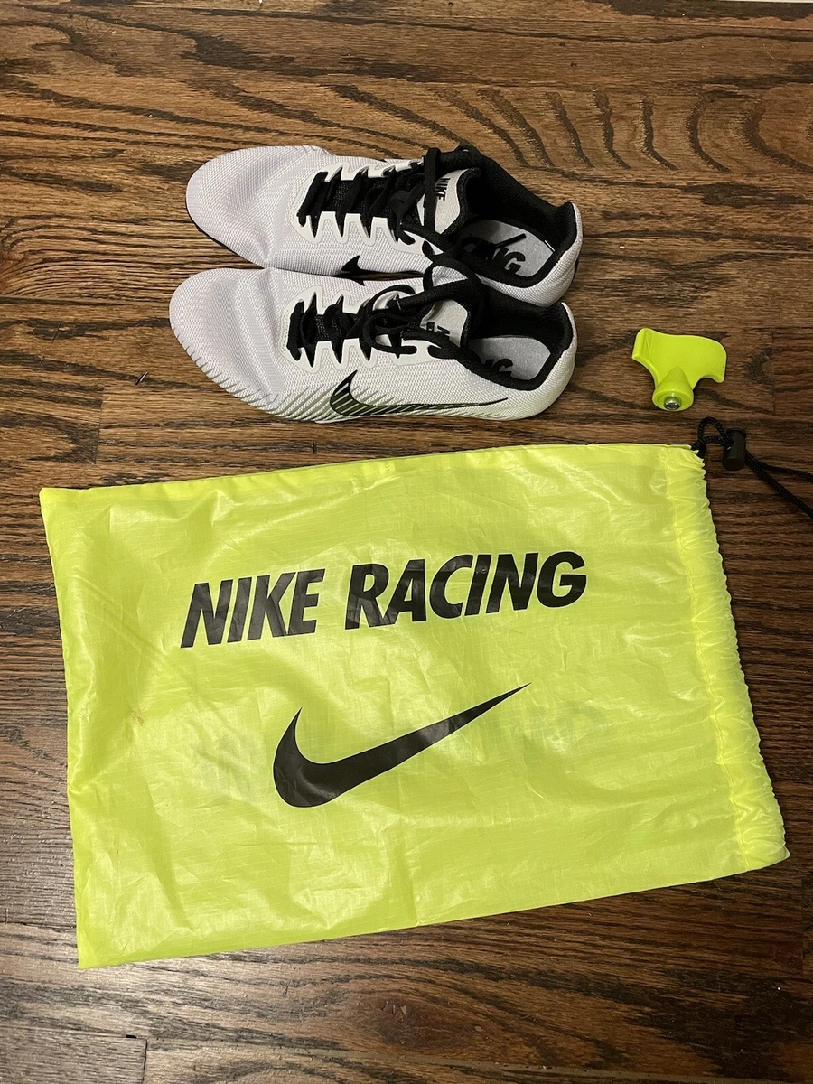 RARE Nike Zoom Rival M 9 Track & Field Spikes Size 12.5 Pure Platium Black Men main image 2