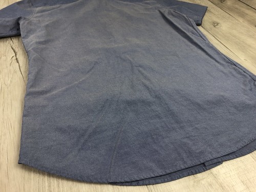 ecko unltd Collared Shirt Vintage Blue Short Sleeve Dress Mens Size Medium - Picture 6 of 12