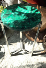 Tavolo scrivania banco caffè malachite, tavolo consolle bar, decori consolle casuali