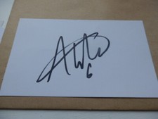 ALEX LACEY   - ACTIVE / RETIRED PLAYERS - ALL LEAGUES - AUTOGRAPHED  CARD