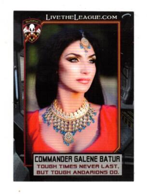 SDCC Sherrilyn Kenyon The League Promo Card Commander Galene Batur