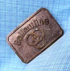 Ballantine Ale Logo Promo Belt Buckle Beer Vtg 70s Signed James Lind WSAW.QRT766