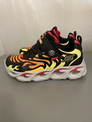 Skechers Thermo-Flash Light-Up Sneakers, Boys Size 13 little kids), Flame Desig