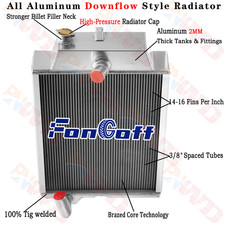 Aluminum Cooling Tractor Radiator Fits John Deere 4230 Ar61883 Ar63663-a Ar63663