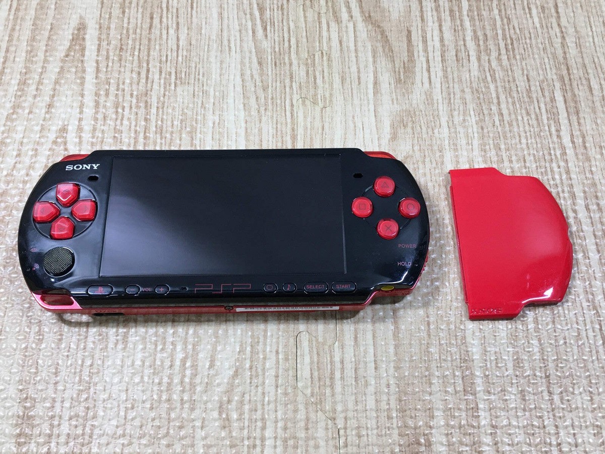 GD8452 With Defects - PSP-3000 BLACK & RED SONY PSP Console Japan