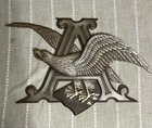 VTG Anheuser Busch Logo Cast Metal Beer Corporate Distributor Sign 30”