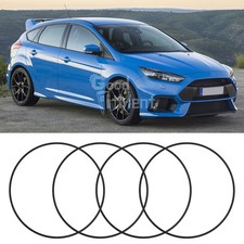 4 St&uuml;ck 18-20 Zoll Felgenschutzringe Anfahrschutz Schwarz/Rot F&uuml;r Ford Focus RS
