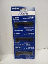 Set of 3 Epson Ribbon Cartridge ERC-22 B