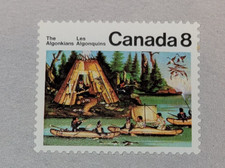 canada stamp #567ii - Micmac Indians (1973) 8¢HB/HB MNH OG