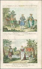 1778 'ANCIENT DUTCH DRESSES' Nobleman Prince of Orange Soldier Count  (MG48)
