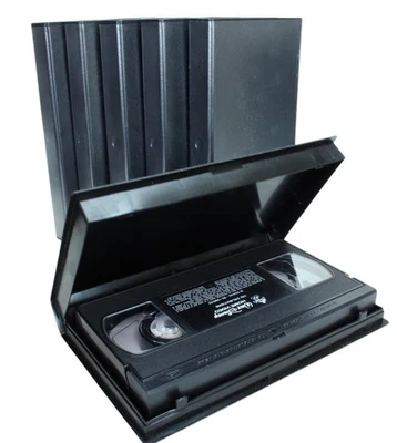 Lot 6 Boîte vide range boîte cassette pour K7 VHS (Réf#B-850) - Photo 1/3