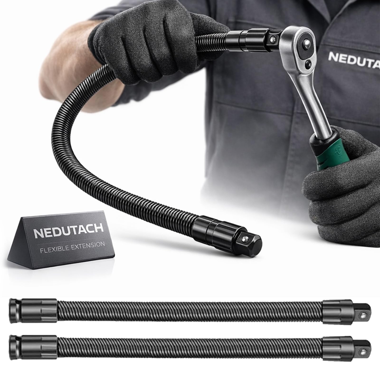 Heavy-Duty Torque Socket Ratchet Spanners,1/2 Flexible Shaft Extension Extender