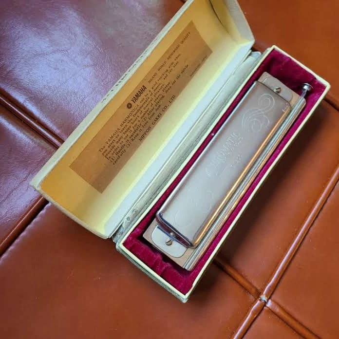 Yamaha Armónica Cromática Nº 1200 Llave de C Japón Vintage Foto 3 de 4