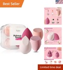 4 Color Gradient Blending Sponges - Perfect for Flawless Liquid & Powder Makeup
