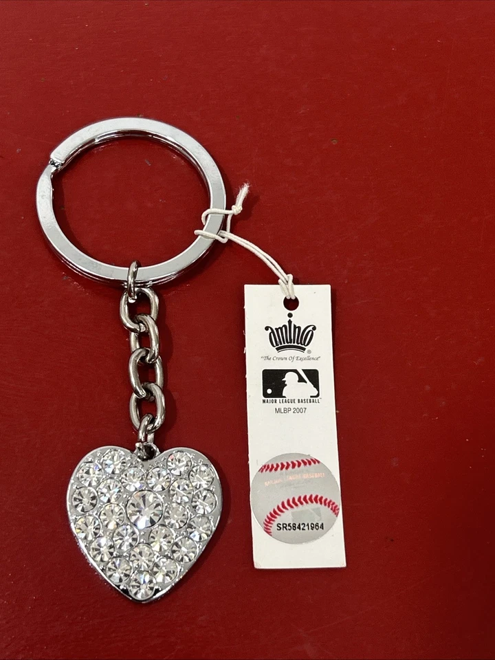 St Louis Cardinals Keychain Rhinestone St. L. Emblem Team Color Baseball 2007 - Image 2 of 3