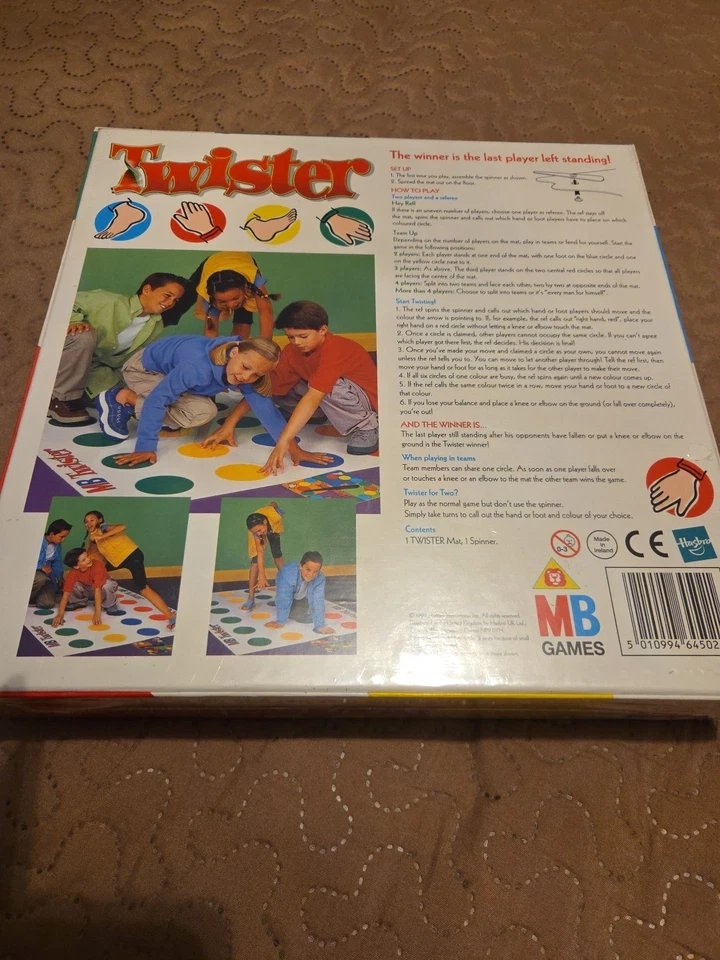 Twister The Classic Family Childrens Party Game - Genuine Hasbro New Sealed - Image 2 of 2