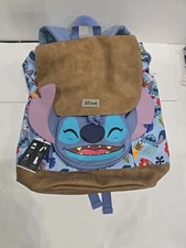 Disney Lilo & Stitch Tropical Slouch 3D Ears Backpack Bookbag NWT Bioworld