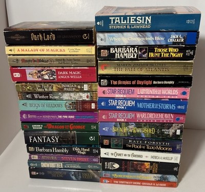 Lot Fantasy PB Novels Patricia McKillip Star Requiem Barbara Hambly Reign Shadow